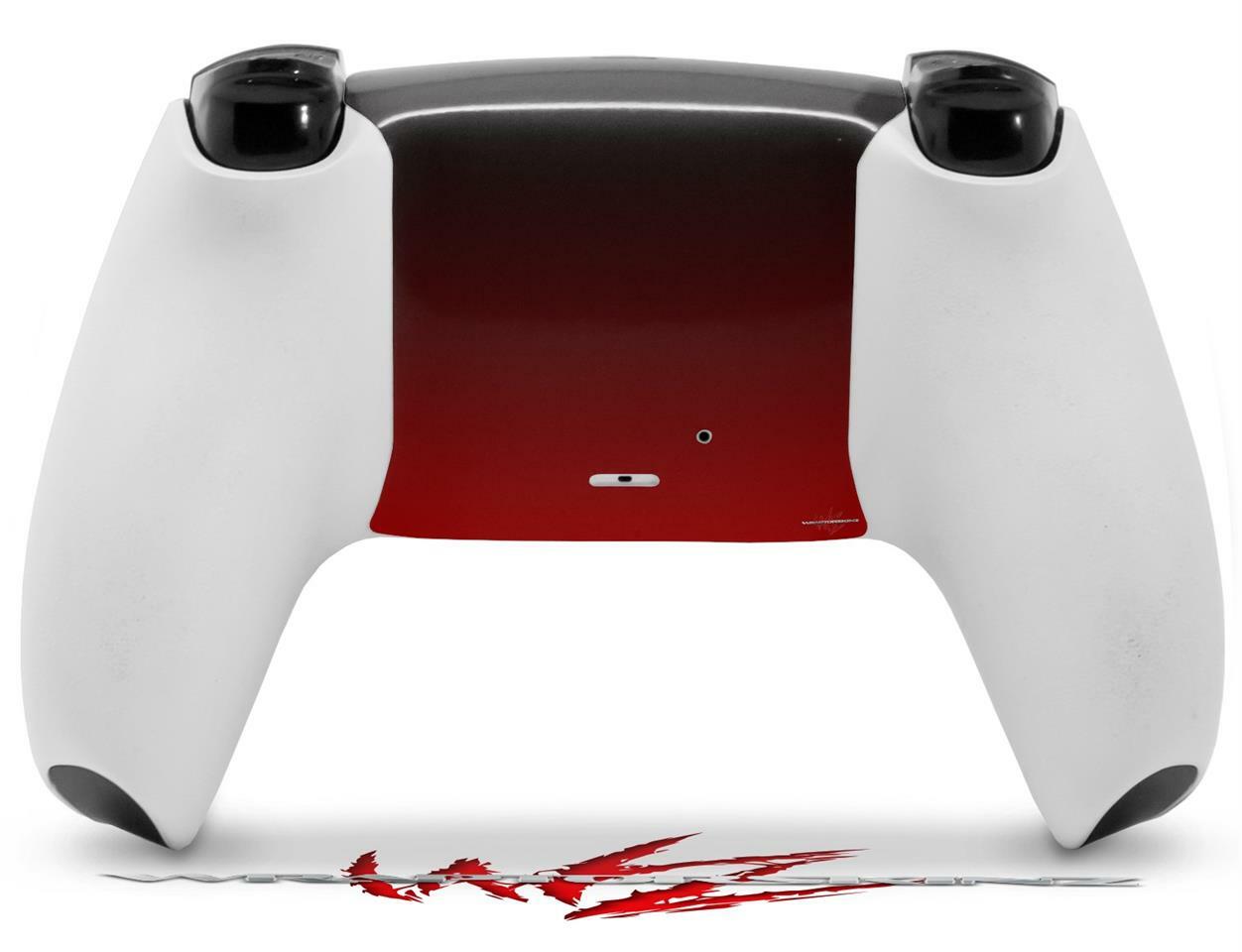 Skin Sony PS5 Controller Smooth Fades Red Black