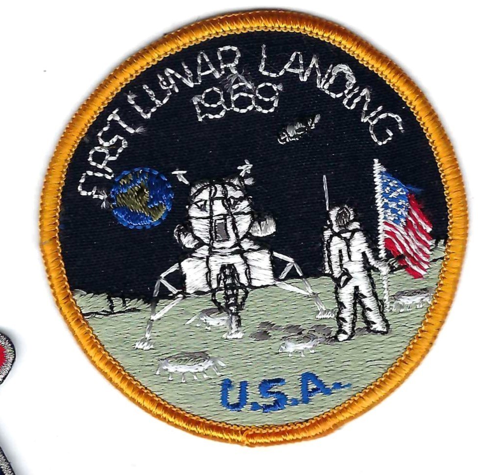 PATCH NASA  FIRST LUNAR LANDING 1969      JP-13