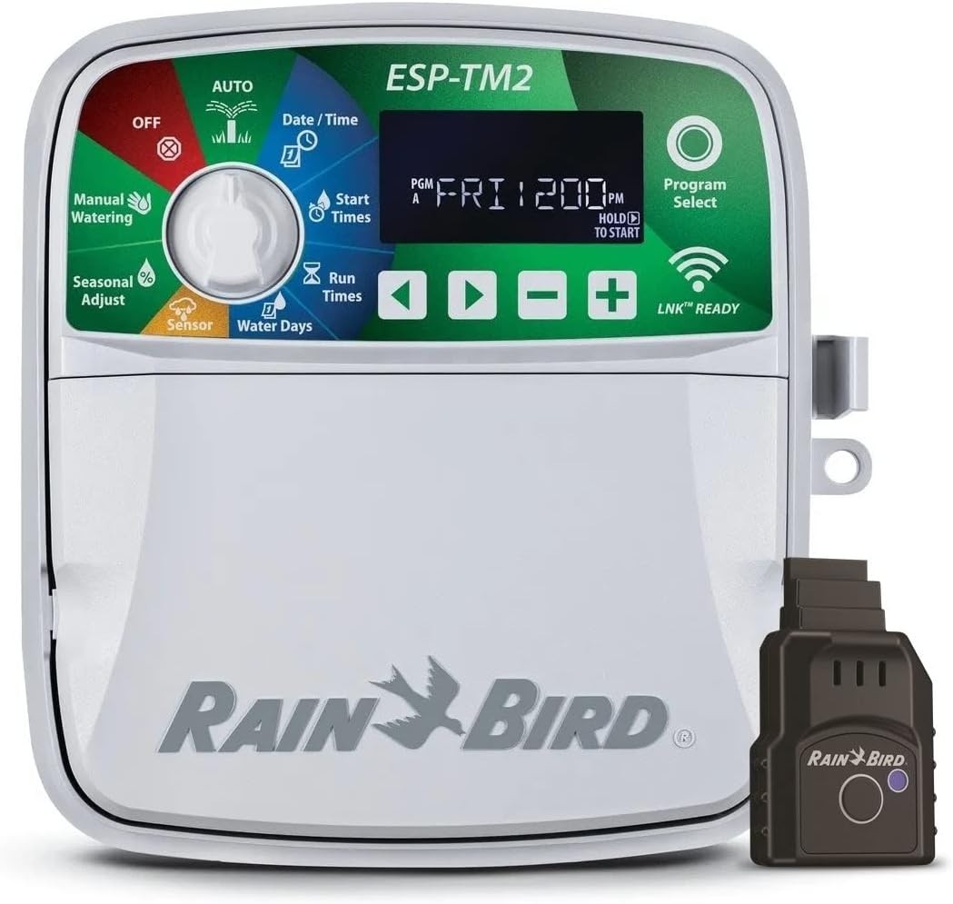 ESP-TM2 WiFi Irrigation Controller: 4-Zone Sprinkler System with LCD Display