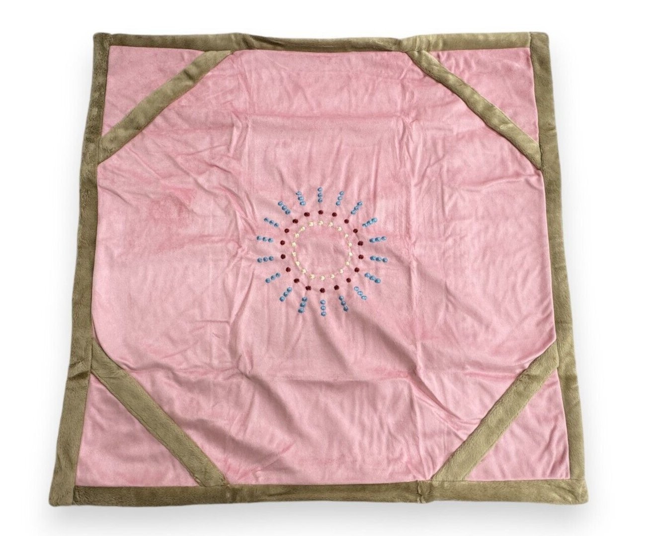 Carstens Cowgirl Embroidered Eurosham Bedding Euro Pillow Cover Pink Home New