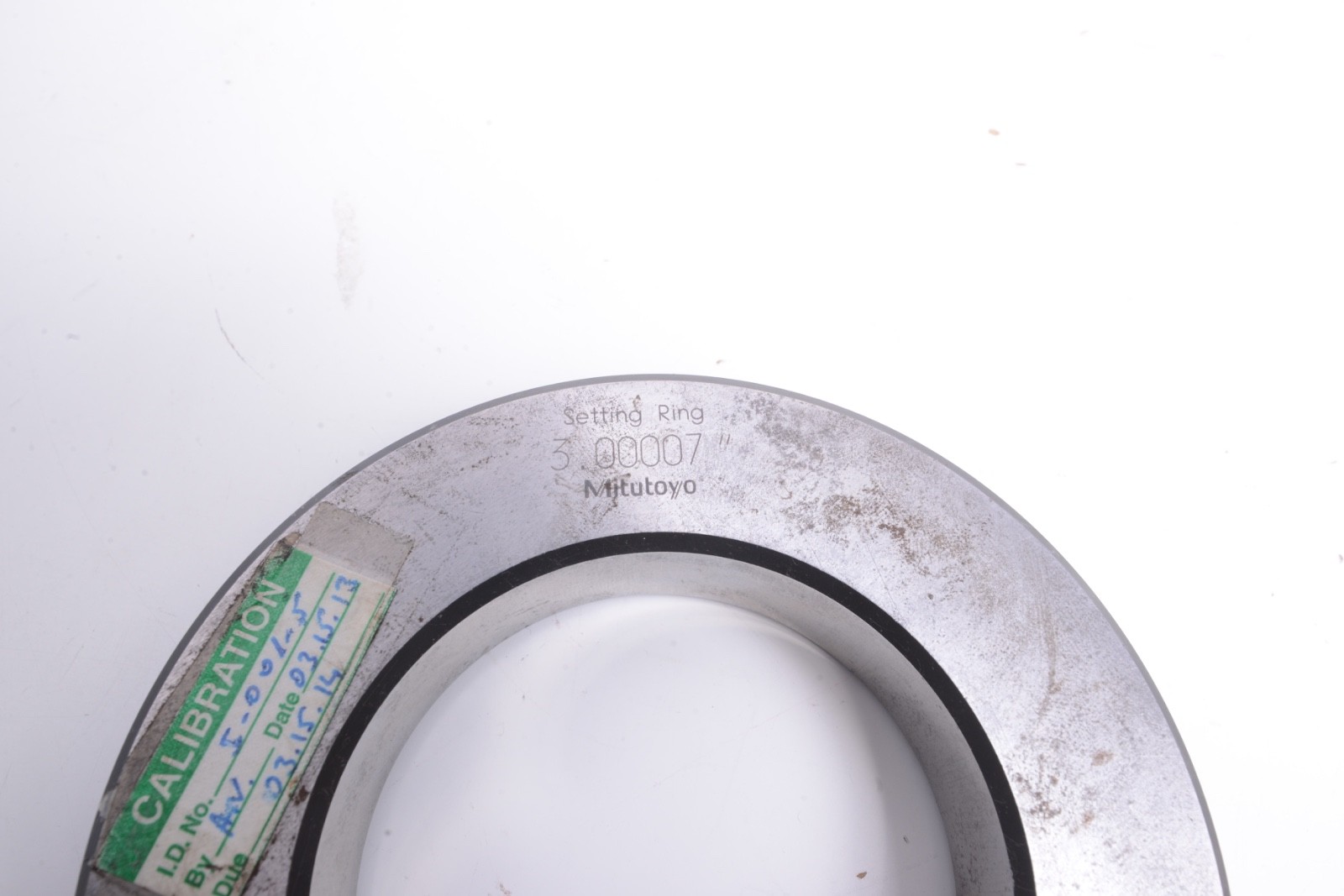 Mitutoyo 177-317 - Setting Ring 3" Used