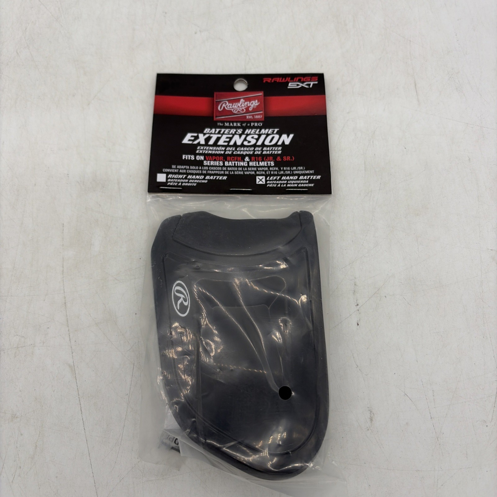 Rawlings EXT Left Hand Batter’s Helmet Extension Vapor RCFH & R16 Jr Sr SEALED
