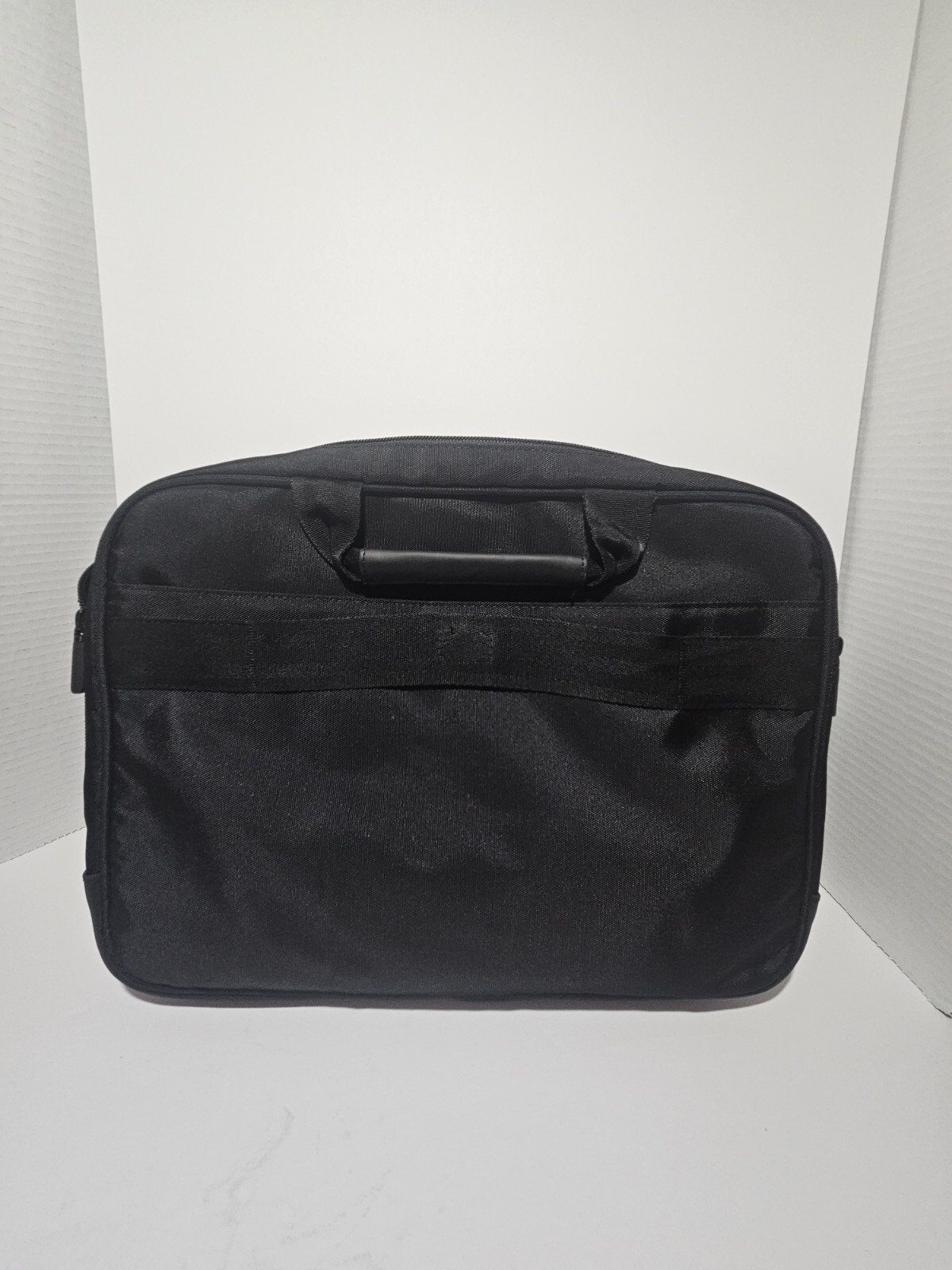 Dell Black Nylon Brief Case Bag Computer Tote With Shoulder Strap