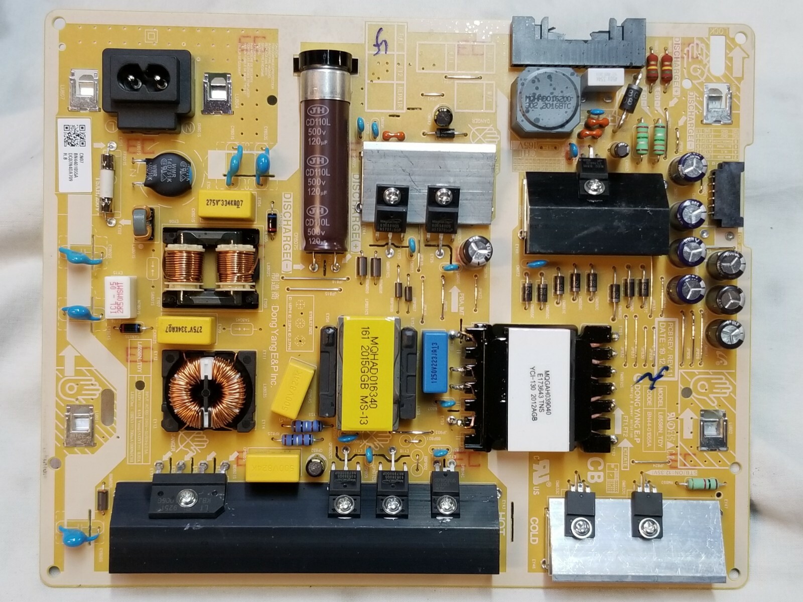 SAMSUNG UN65TU7000FXZA POWER SUPPLY BN44-01055A