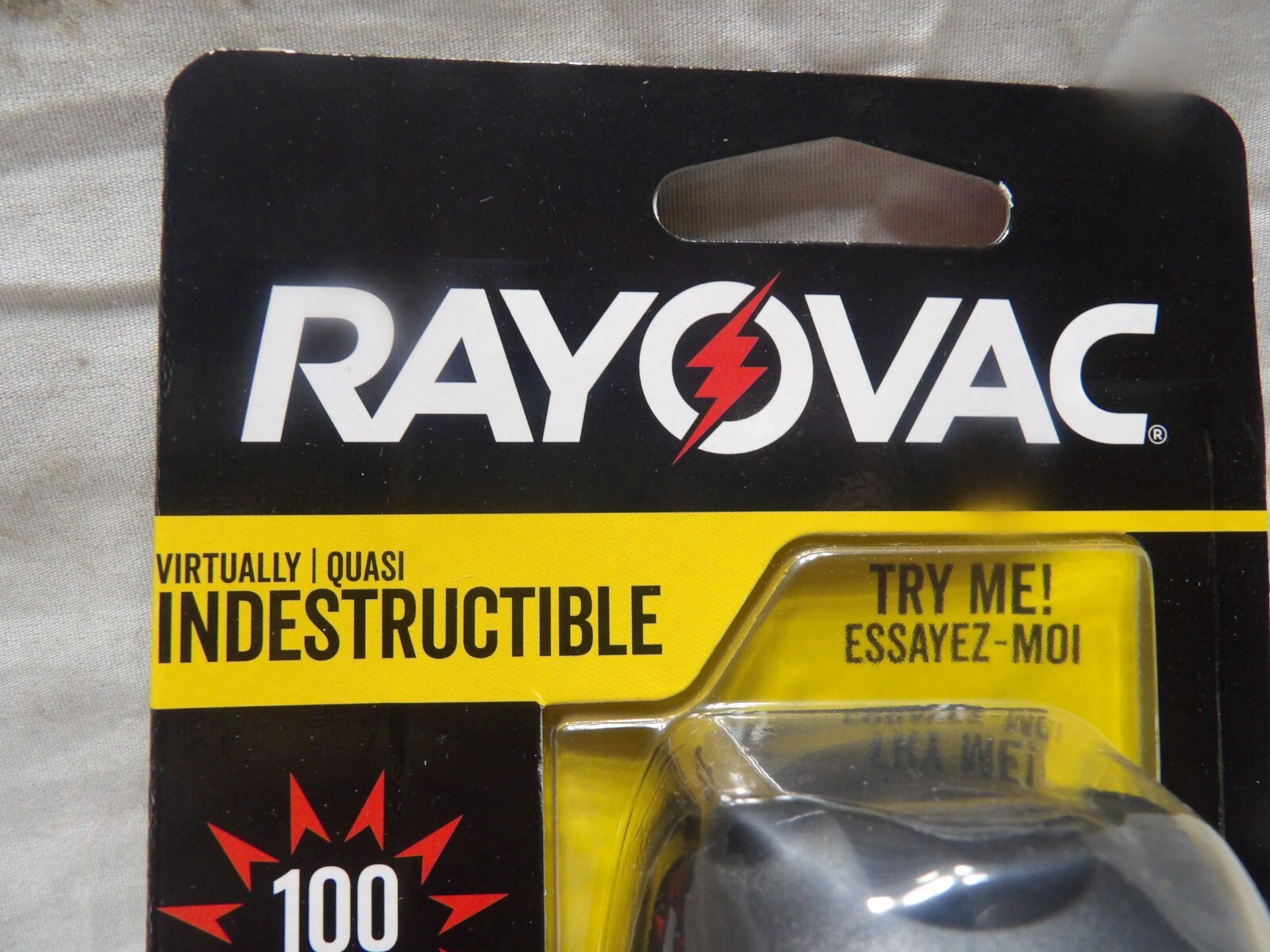 Rayovac Virtually Indestructible Headlight 3AAA