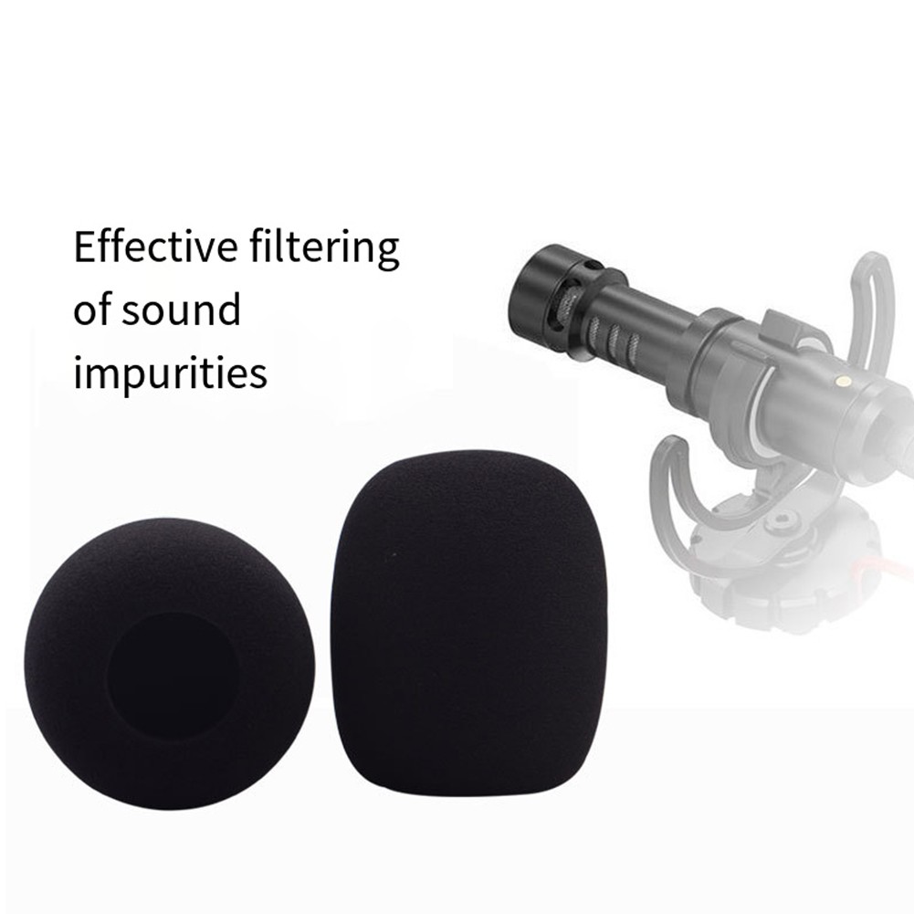 2Pcs Foam Microphone Windscreen for VideoMicro Condenser Microphones 1437