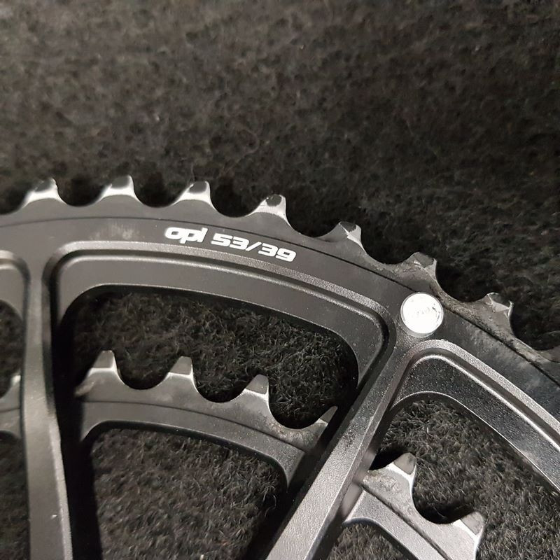 CANNONDALE SPIDERING 53/39D Plates (Ref 1439)