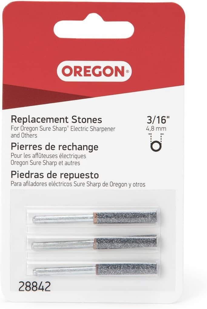 3/16-Inch Electric Sure Sharp Replacement Stones – Easy Install, 3-Pack