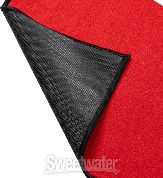 Gator Drum Rug - Black/Red/White