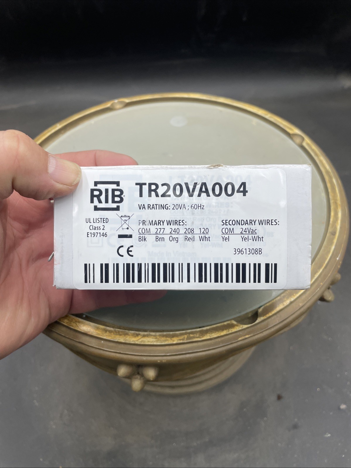 RIB TR20VA004 TRANSFORMER 20VA 60 HZ NOS