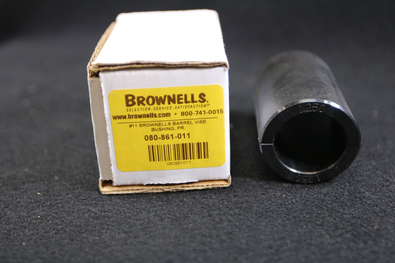 Brownells #11 Steel Barrel Vise Bushing 1.250" #080-861-011 Gunsmith Tools F/S