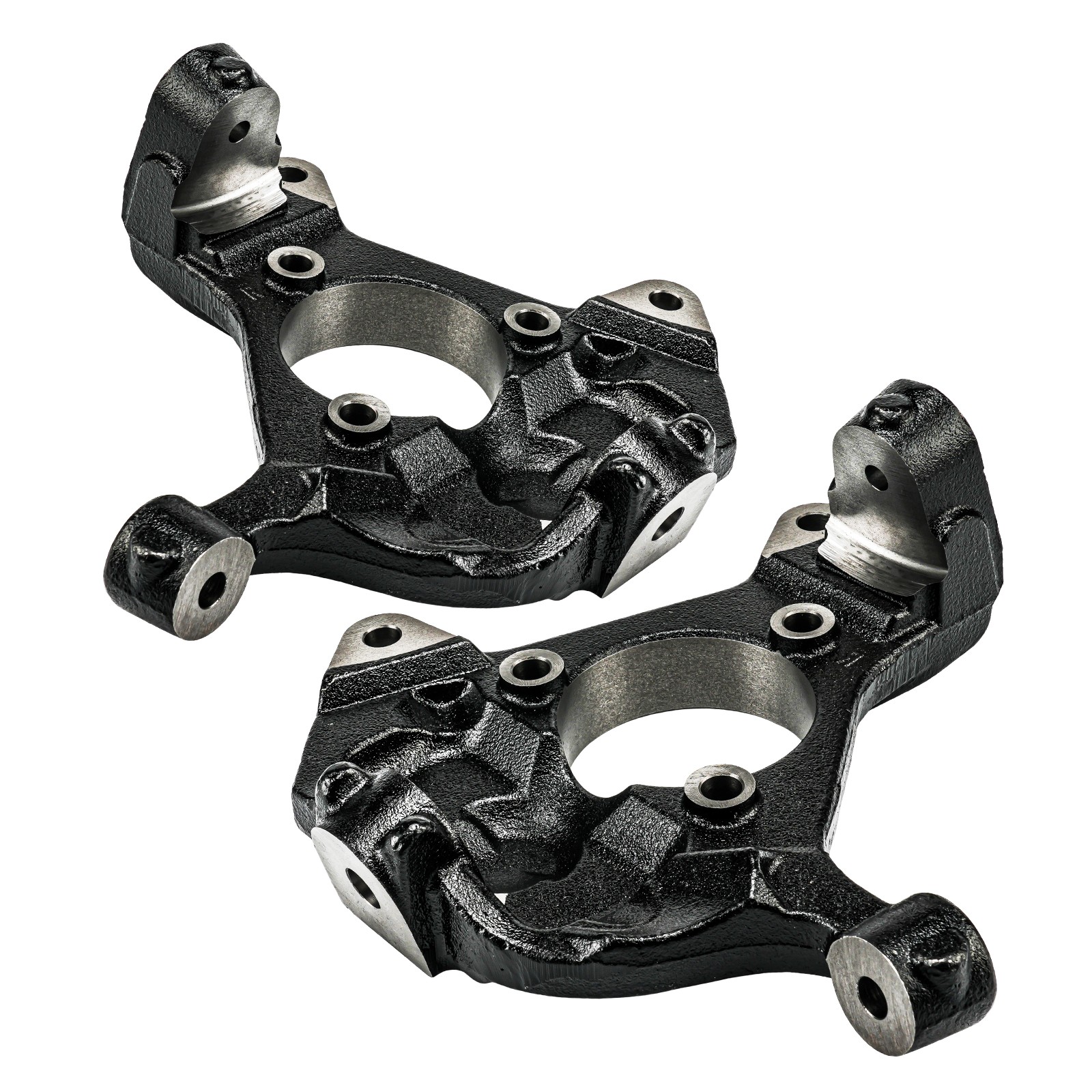 1 Pair Front Steering Knuckle 2007-2014 For Chevy Tahoe GMC Sierra 1500 Yukon 