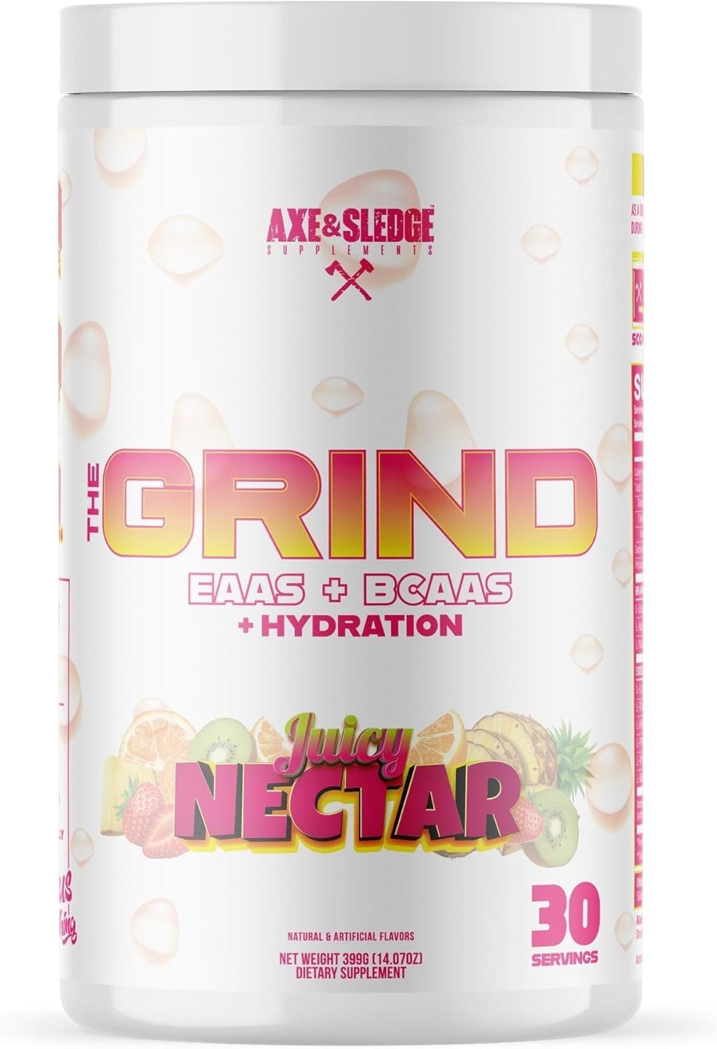 Axe & Sledge The Grind BCAA/EAA Electrolytes Glutamine 30 Servings Pick Flavor