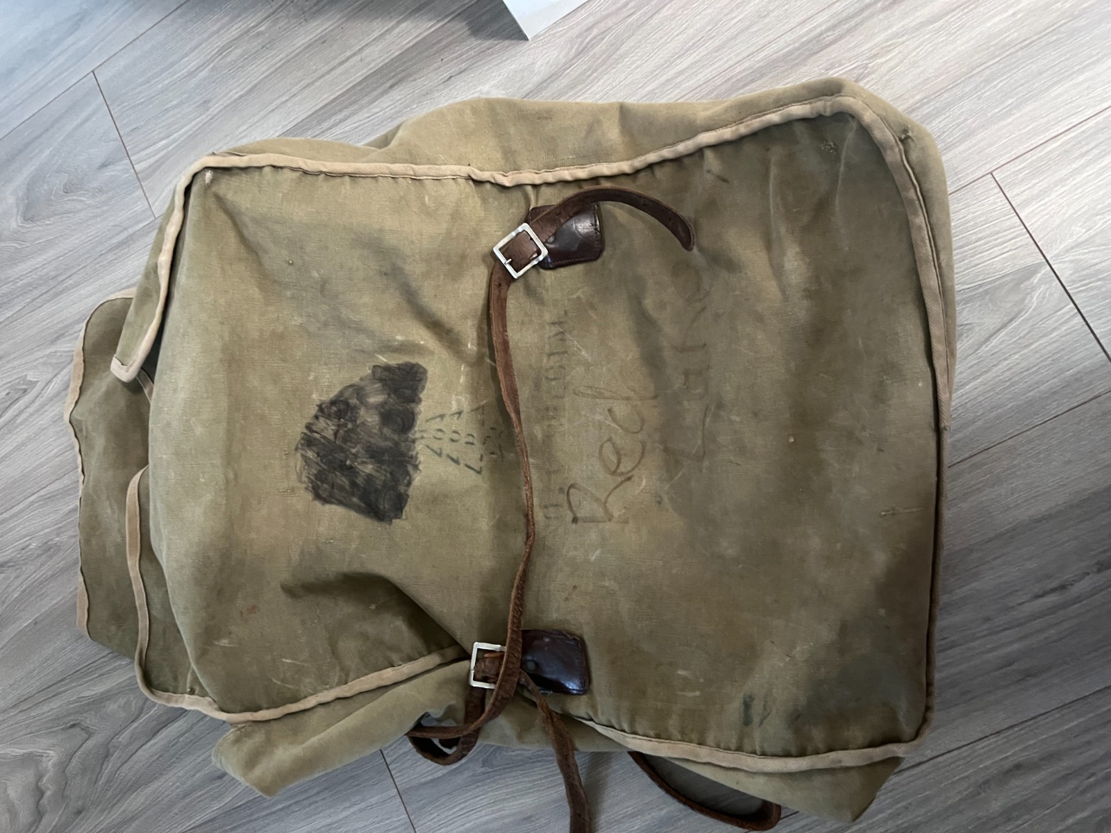 vintage Woods Canada canvas rucksack