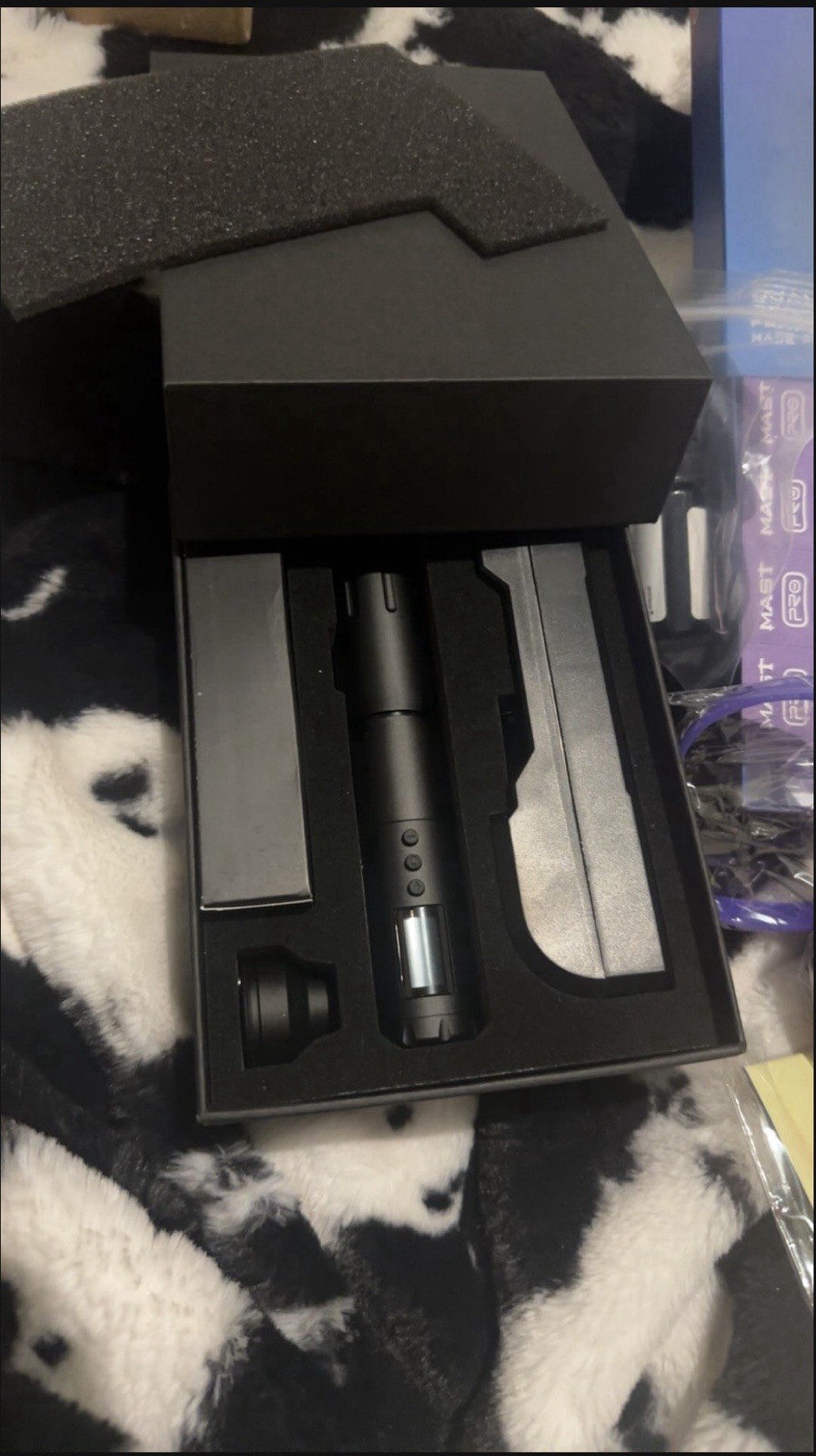 MAST P20 Wireless Tattoo Pen Kit Black w/ Case, Cartridges & Charging Cable