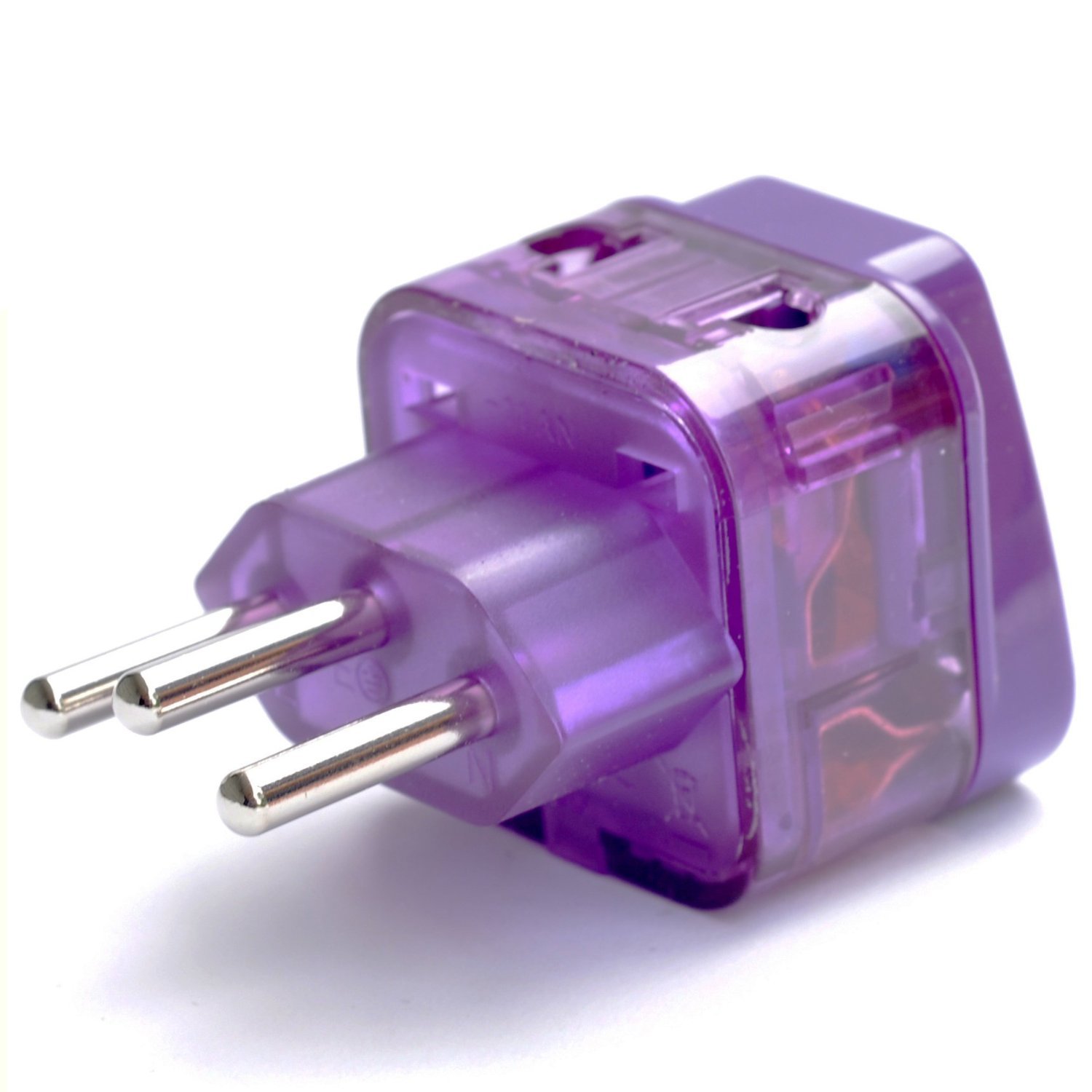 Travel Adapter Power Plug Outlet Jack for US to BRAZIL Type N [2-Ports + SURGE]