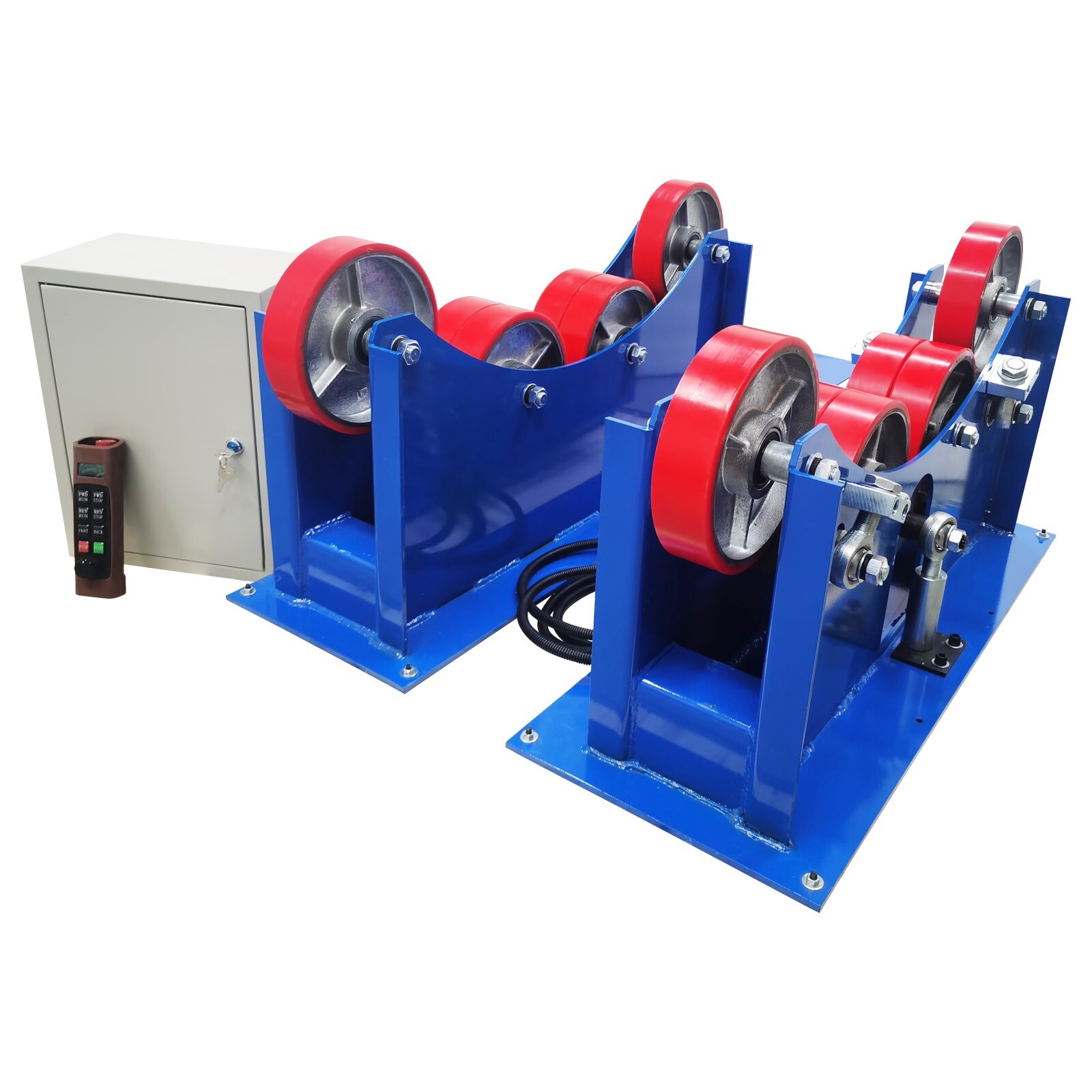 TPU Wheel Welding Turning Rolls Remote Control Digital Display Roller Frame 3T