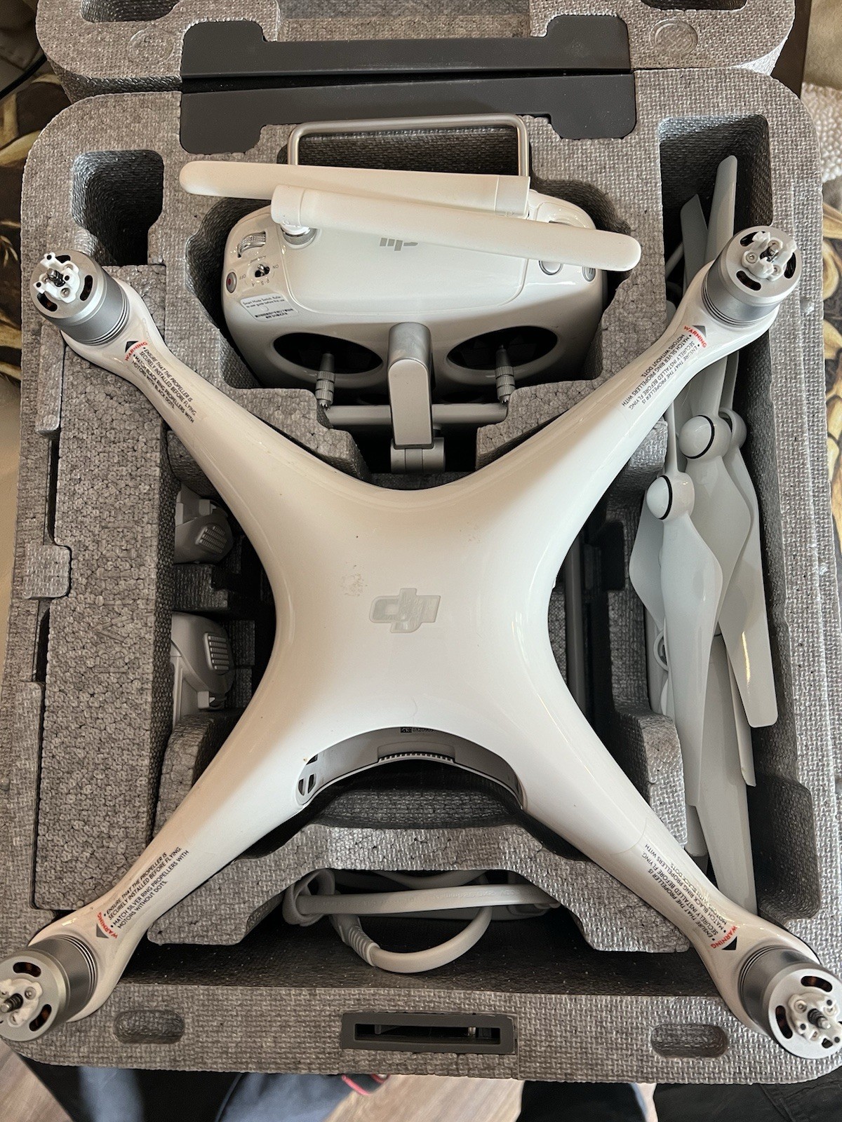DJI Phantom 4 Pro + Plus Camera Drone 5.5” Screen Bundle and Case Quadcopter