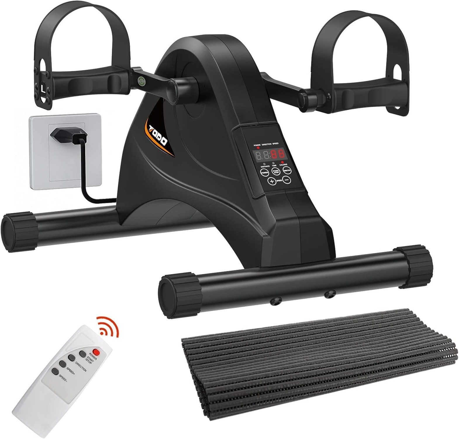 TODO Motorized Pedal Exerciser Mini Exercise Bikes, Under Desk Bike Peddler E...