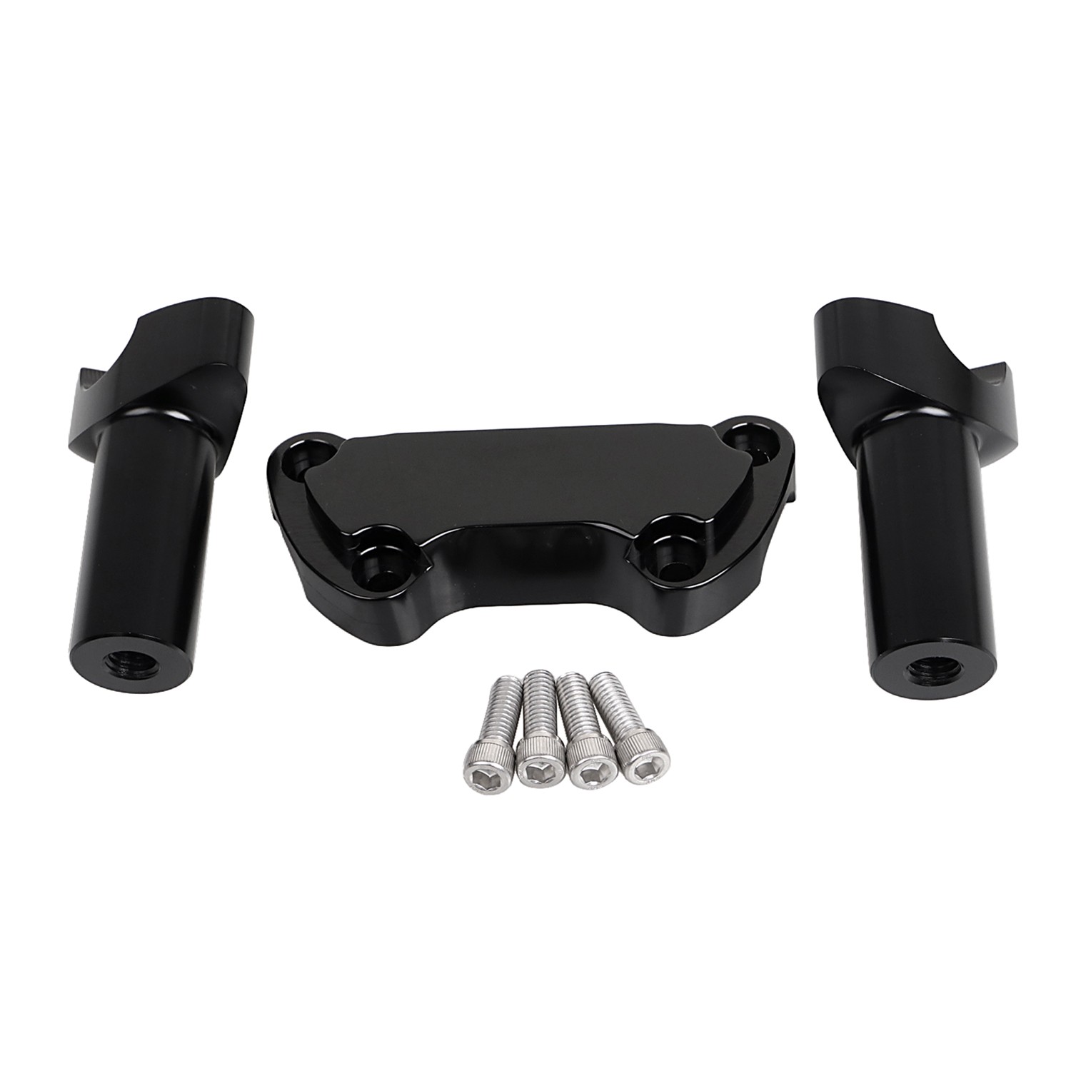 3.5" Straight Handlebar Riser Top Clamp For Harley Dyna Night Train Super Glide