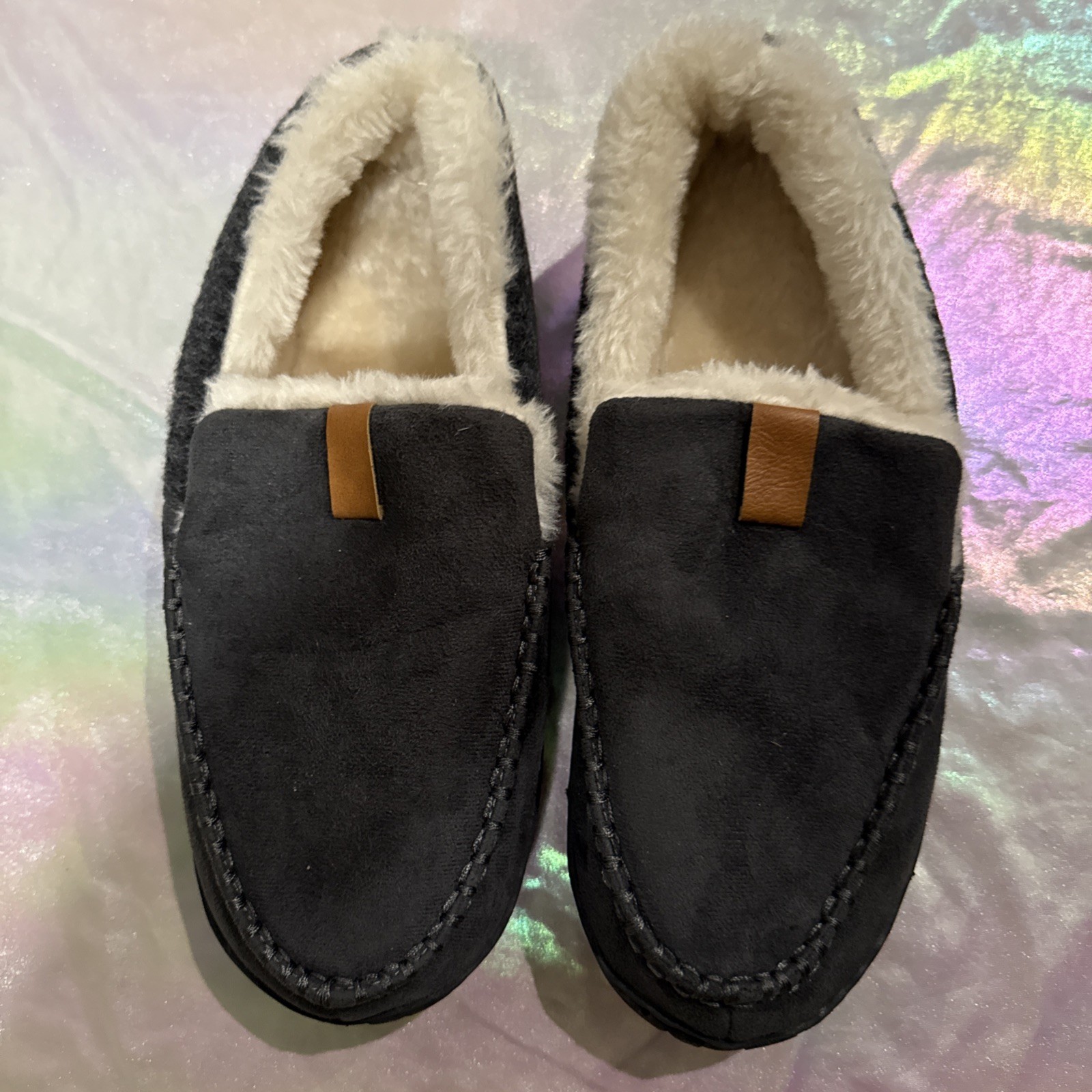 Brown Suede Men's Slippers sizeUS 43(2),45, 46(2), 48 EU NEW