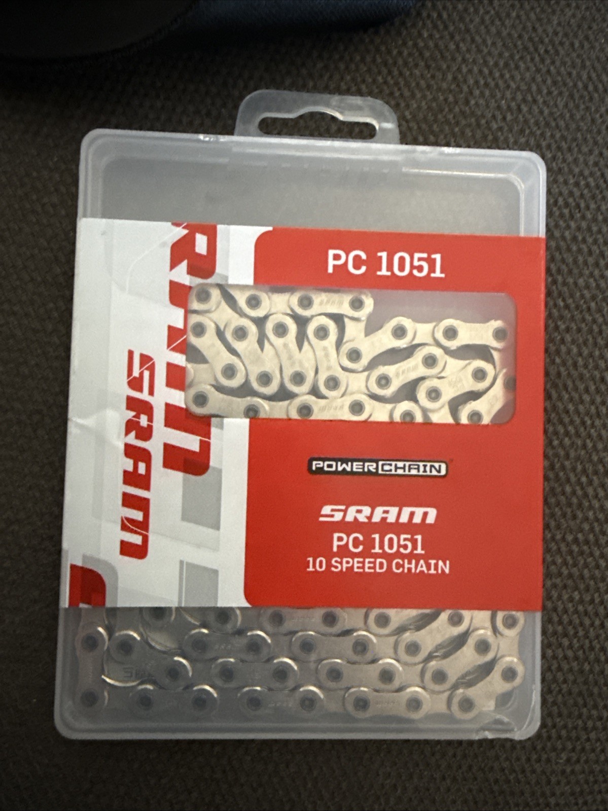 SRAM PC 1051 10-Speed Chain 1/2 x 11/128 114-Link Powerlock Connector | New