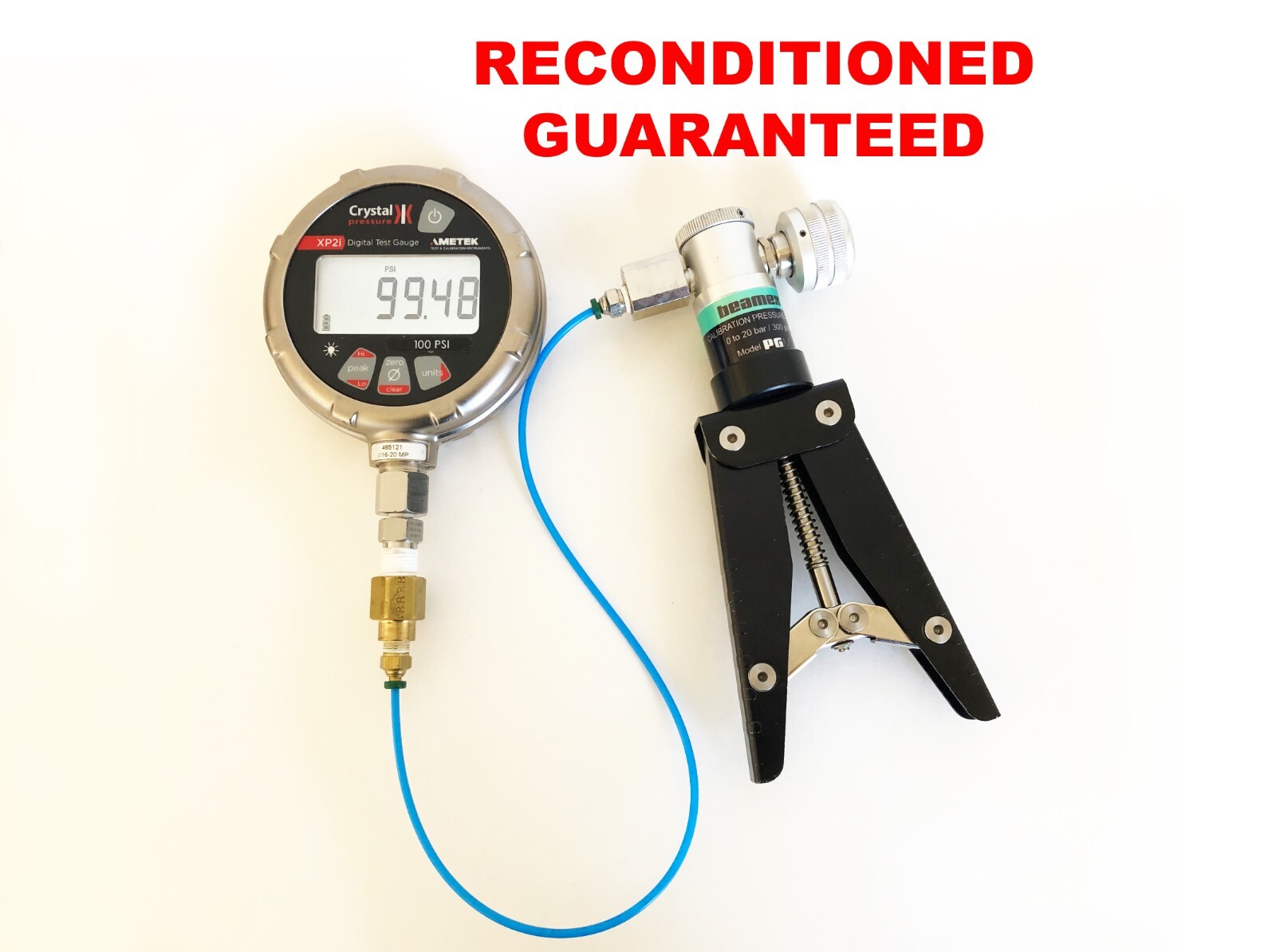 BEAMEX PGM PRECISION HAND PUMP FOR PNEUMATIC PRESSURE CALIBRATOR 300 PSI