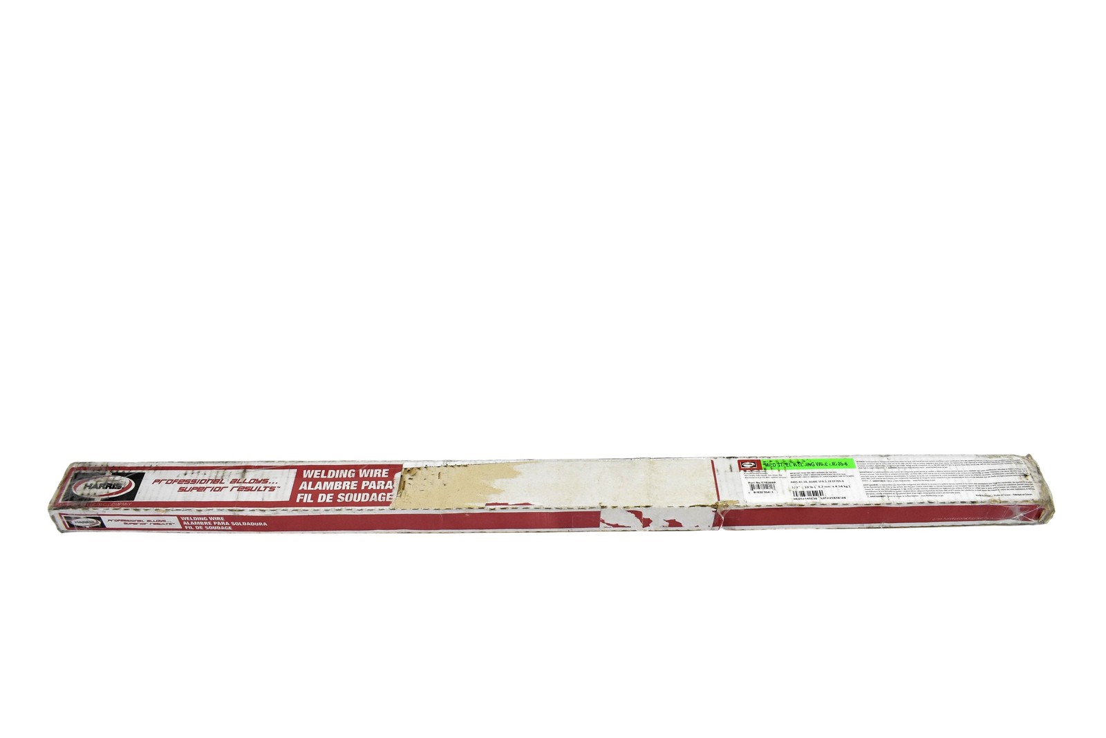 Harris ER70S-6 Welding Wire 1/8 In 10 Lb (3.2mm) E70S660 White Made In USA