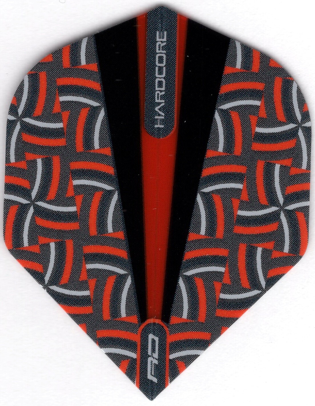 Trippy HARDCORE Black & Red Dart Flights: 3 per set