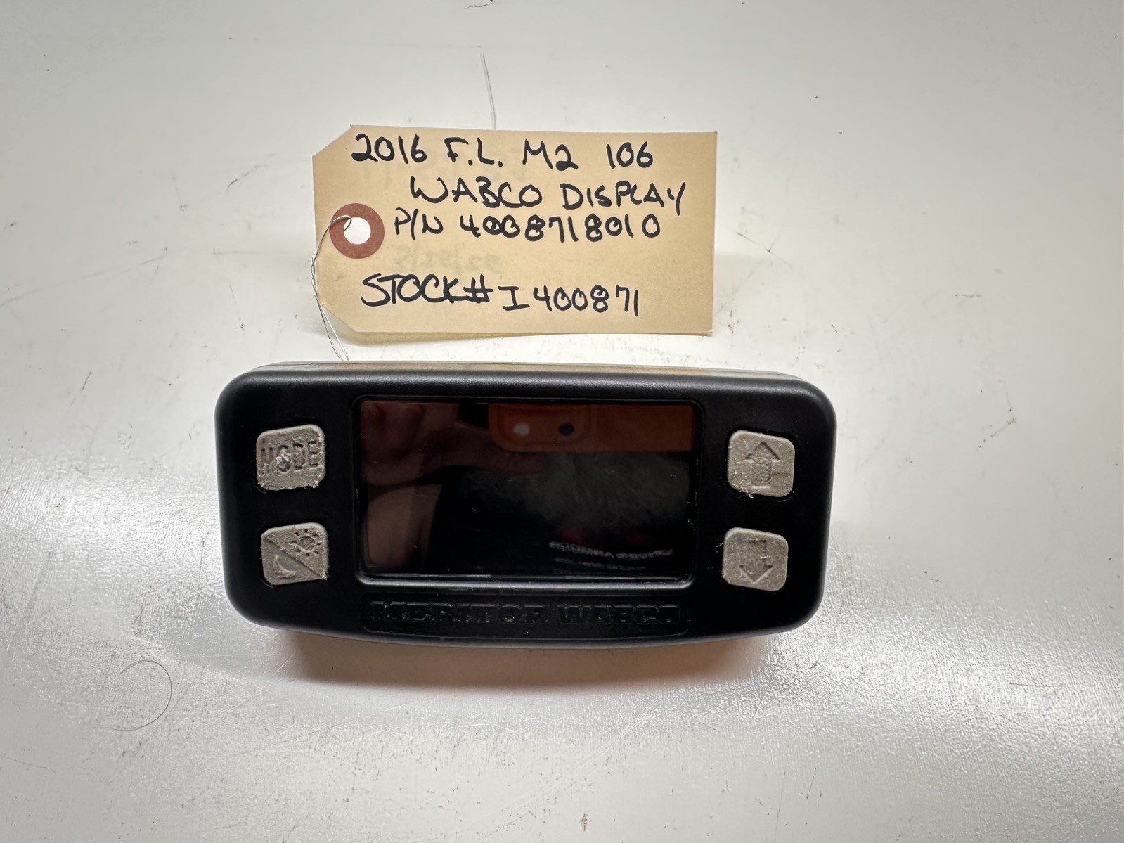 2016 Freightliner M2 106 WABCO Display 4008718010 Meritor Wabco Cascadia