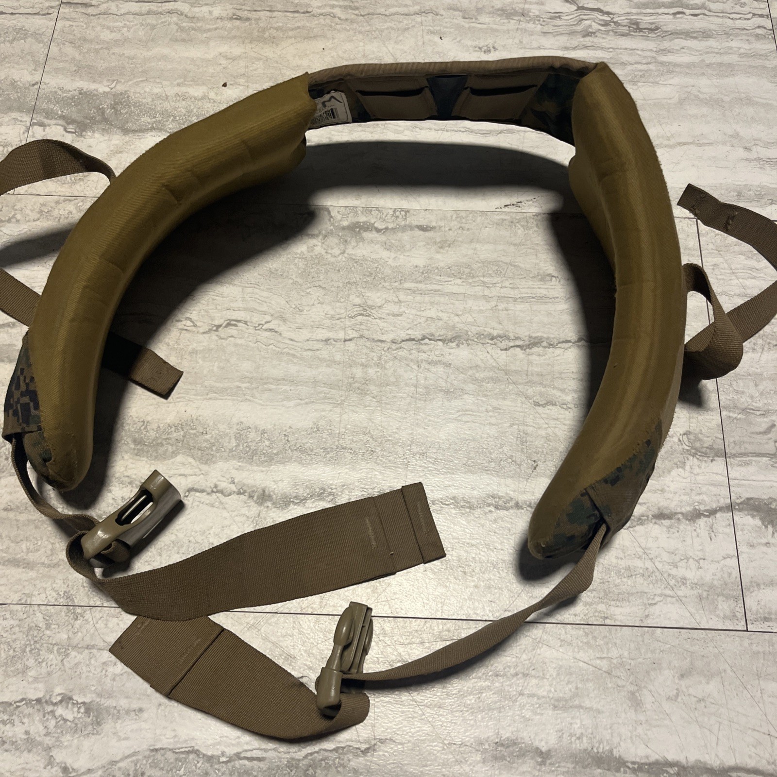 USMC MARPAT Arc'teryx ILBE PACK HIP BELT Mens Medium Waist Belt ISSUED 2007