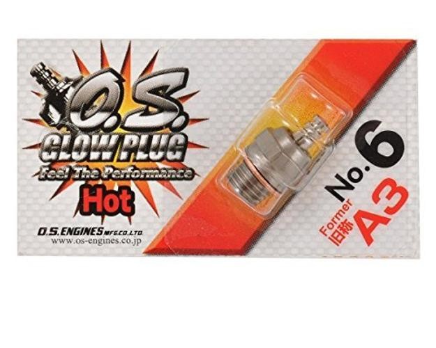 OS Engines 71605300#6 A3 Glow Hot Plug - Glow