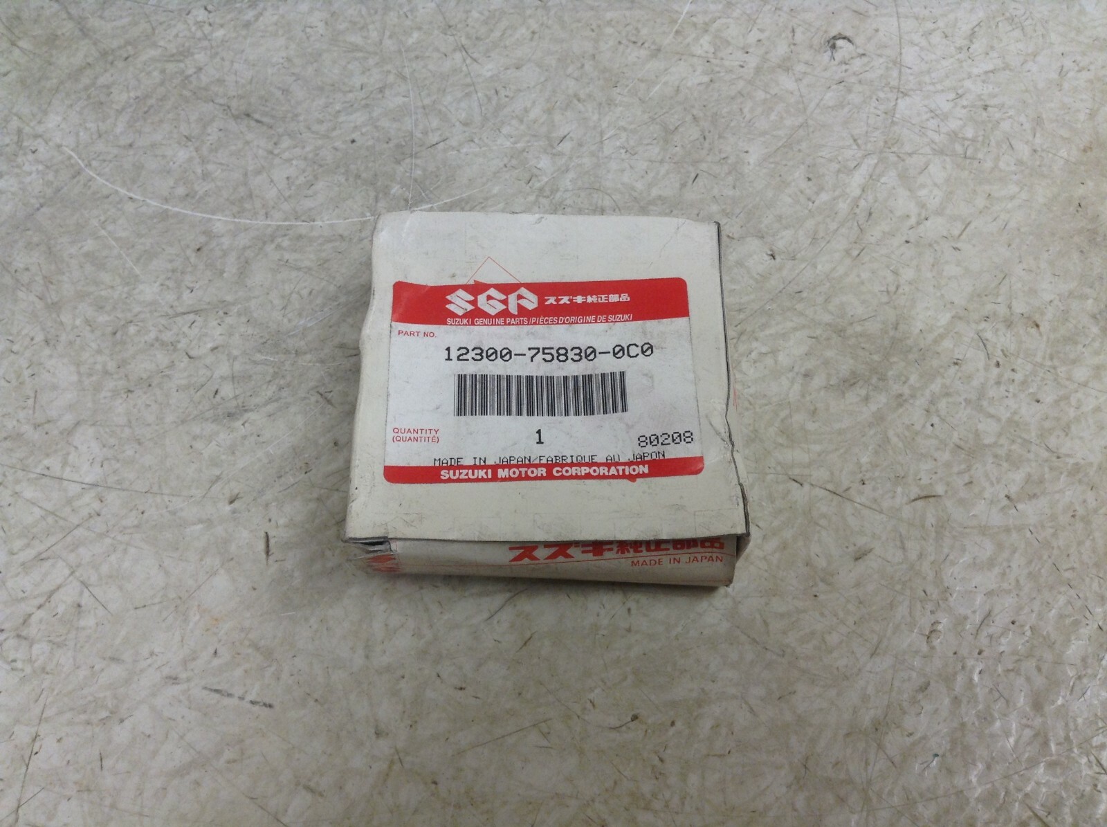Suzuki SGA 12300-75830-0C0 Bearing Set 12300758300C0 New (TSC)