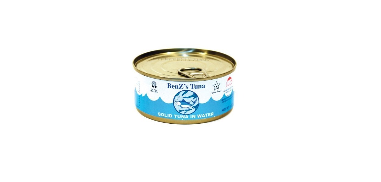 Benz's Solid Tuna in Water, 6 Ounce Easy Open Pull-Top Lids Pack Of 48