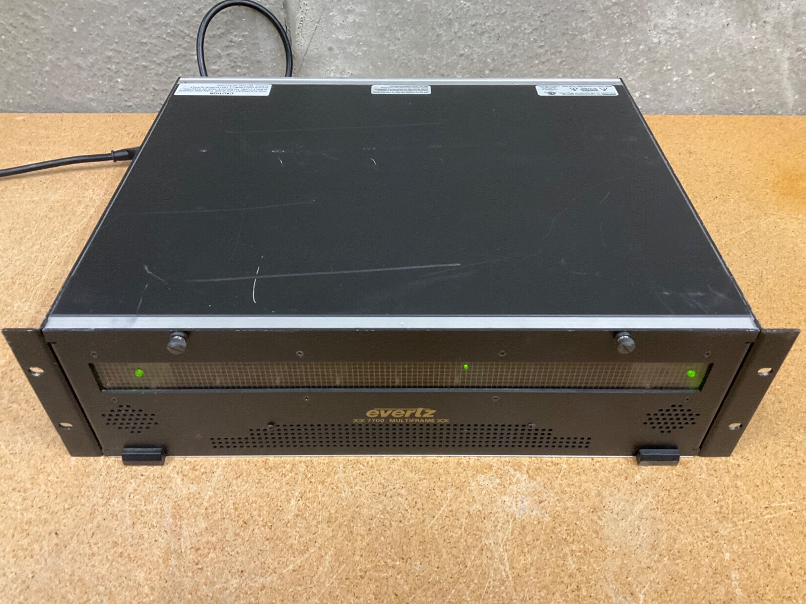 Evertz 7700FR-G w/ 7736CEM-A4, 7736CE2-A4, 7736CDM-A4, & 7700PS Power Supply