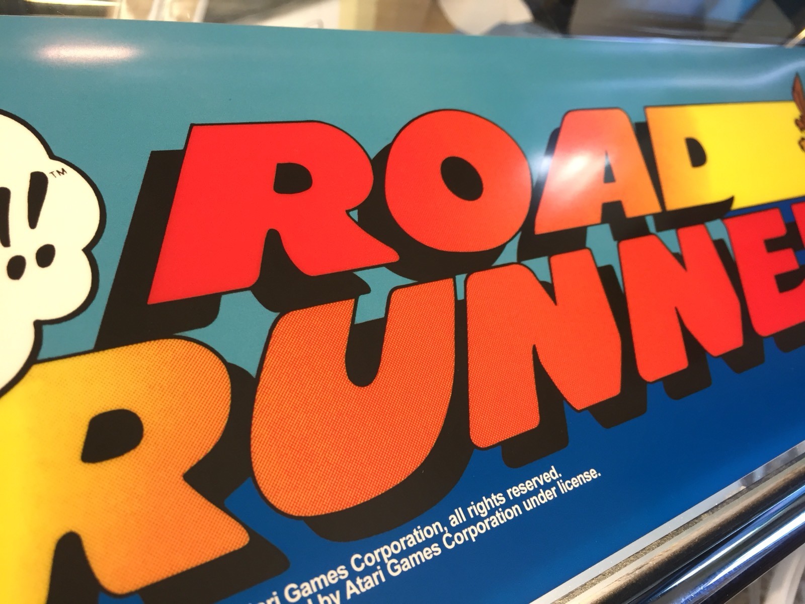 Road Runner Arcade Marquee 23.5" x 5.5"