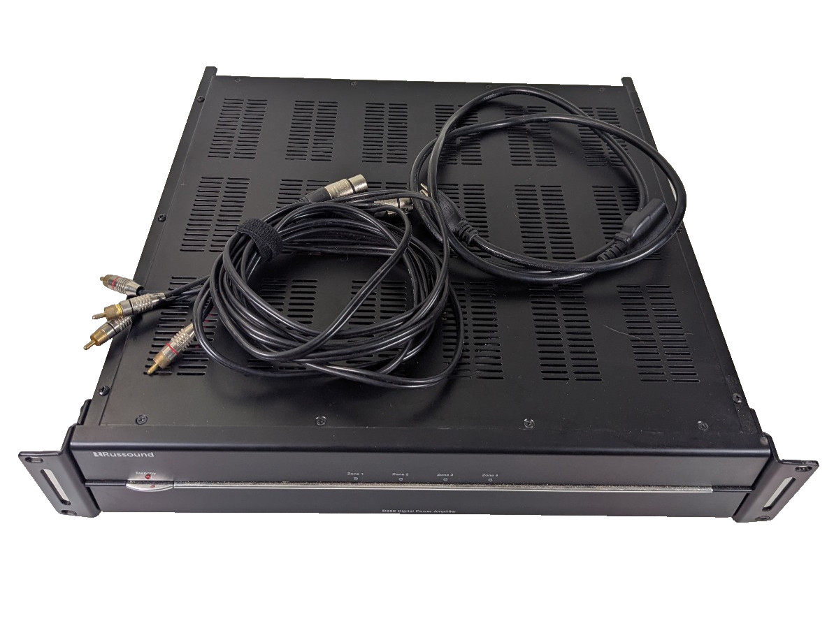 Russound D850 Power Amplifier Tested W/Pair of speaker wire