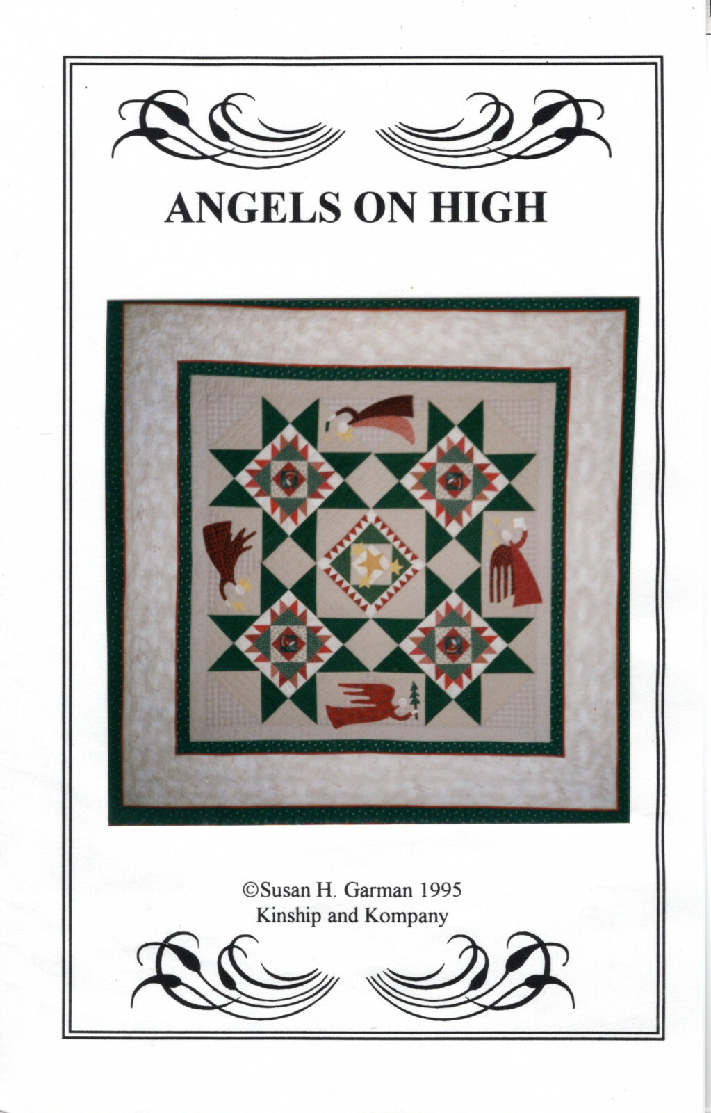 "Angels on High" ©1995 Kinship & Kompany Sewing Quilting Applique Piecing Patter