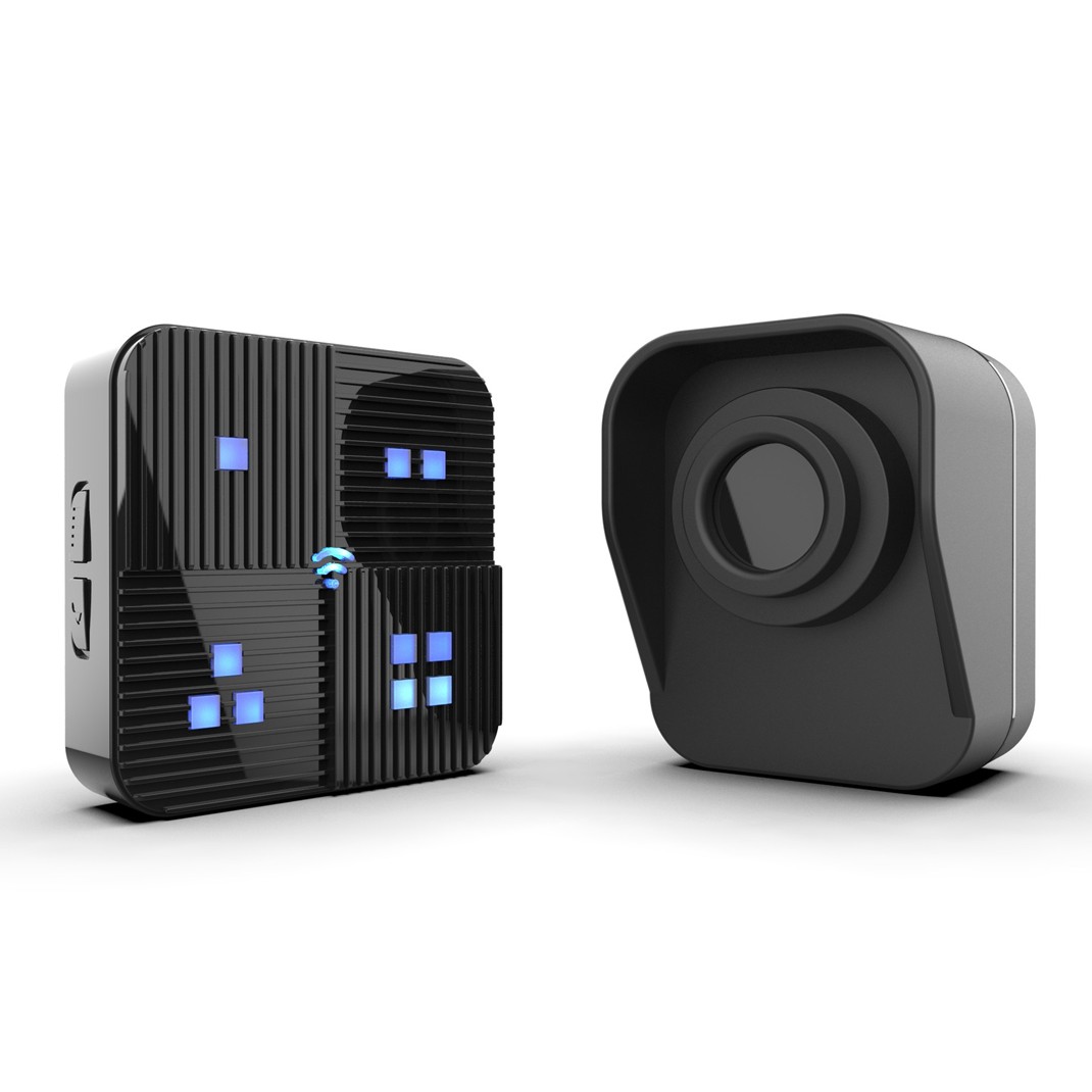 Wireless Driveway Alarm Doorbell Motion Sensor Detector Home Security Plug In