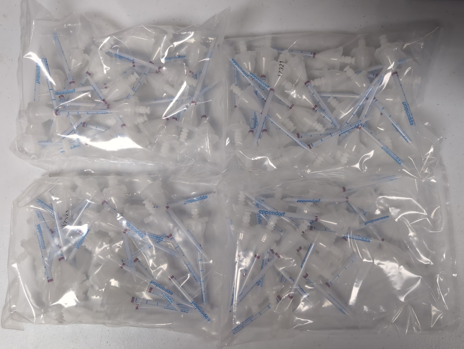 NEW - EPPENDORF Combitips Advanced 0.5mL Pipet Tips 100/Pk 0030089421