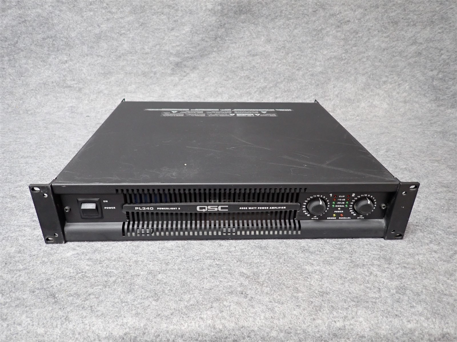 QSC PowerLight PL340 2 Channel Professional Power Amplifier 1350WPC (#30) (II7)