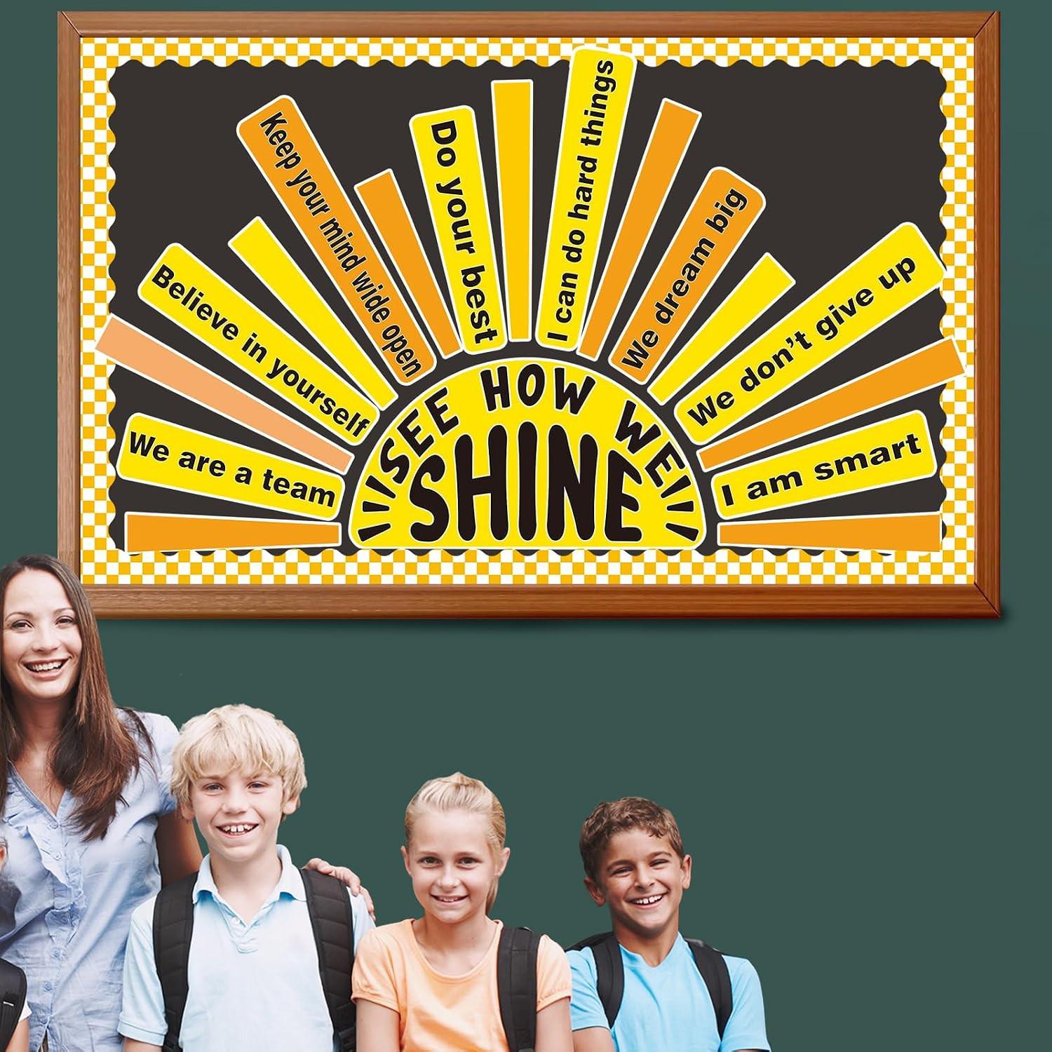 Summer Bulletin Board Set Classroom Affirmation Station Sunshine Decorations