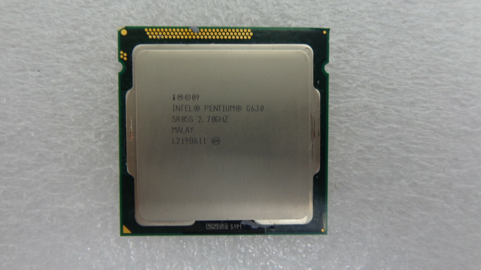 Intel Pentium Dual Core G630 SR05S 2.7GHz CPU