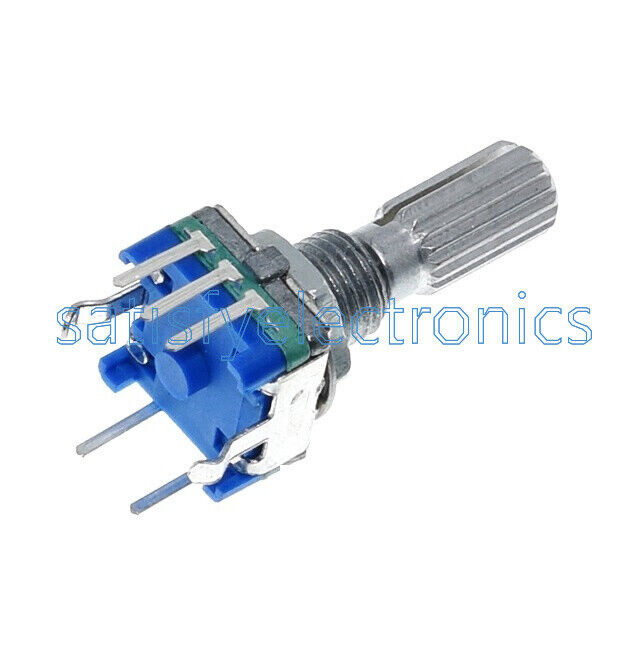 5pcs EC11 Rotary encoder with switch Audio digital potentiometer 20mm handle