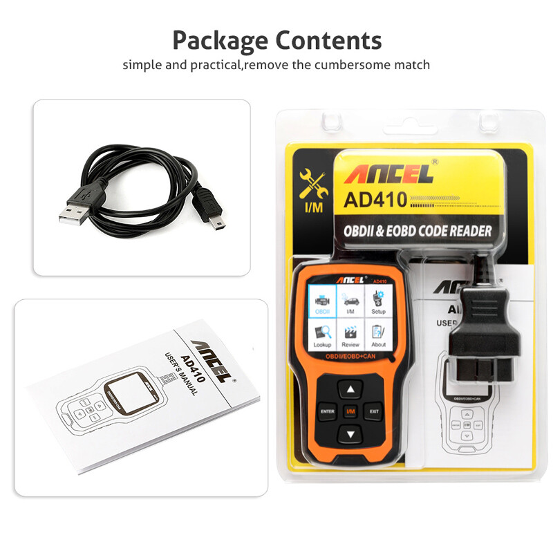 Car OBD2 Diagnostic Scanner Check Engine Light Scan Tool Code Reader Live Data