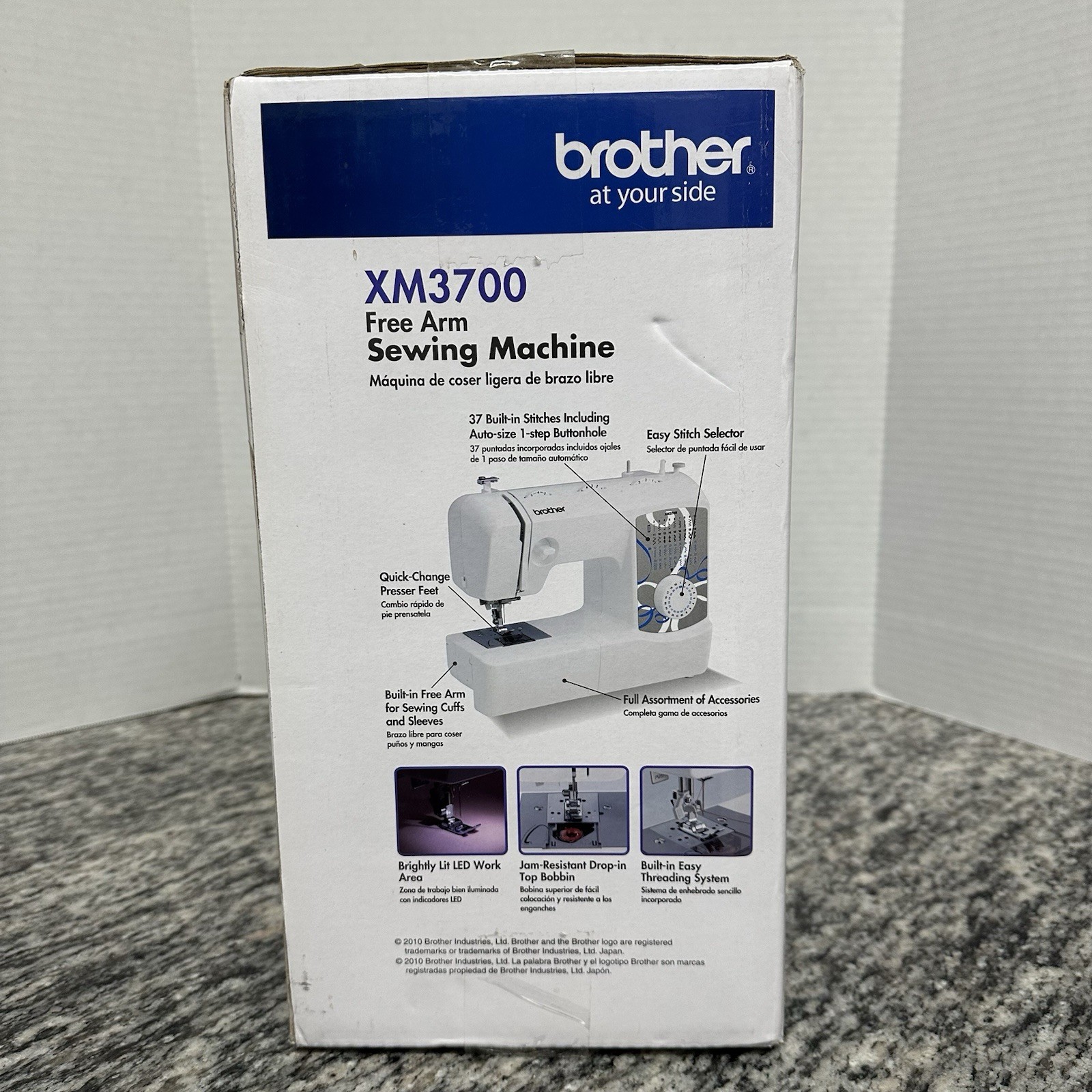 Brother XM3700 74-Stitch Function Free Arm Sewing Machine