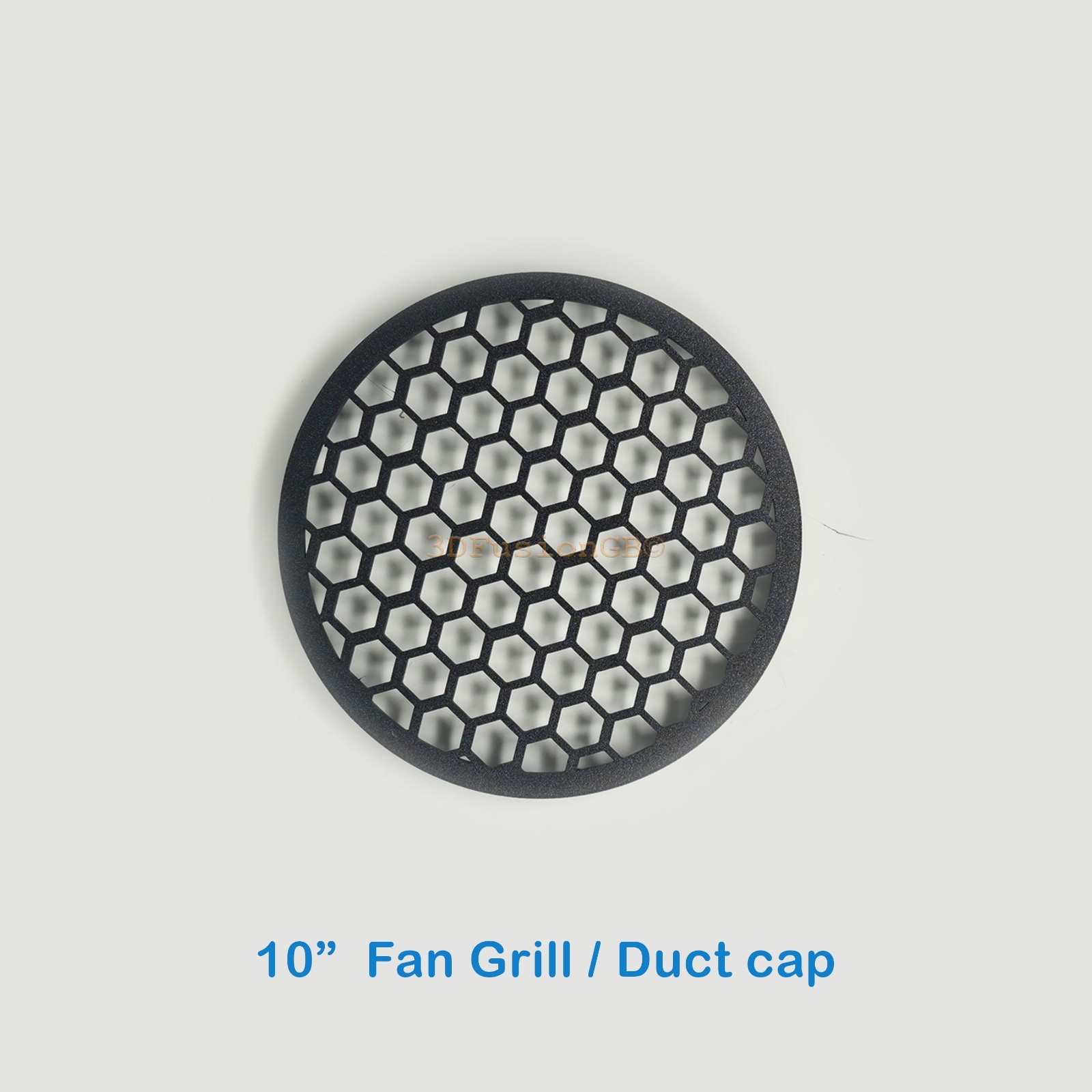 3D Printed 10" Duct End Cap for Filter  Antminer S19 S21 ASIC Fan Exhaust Intake