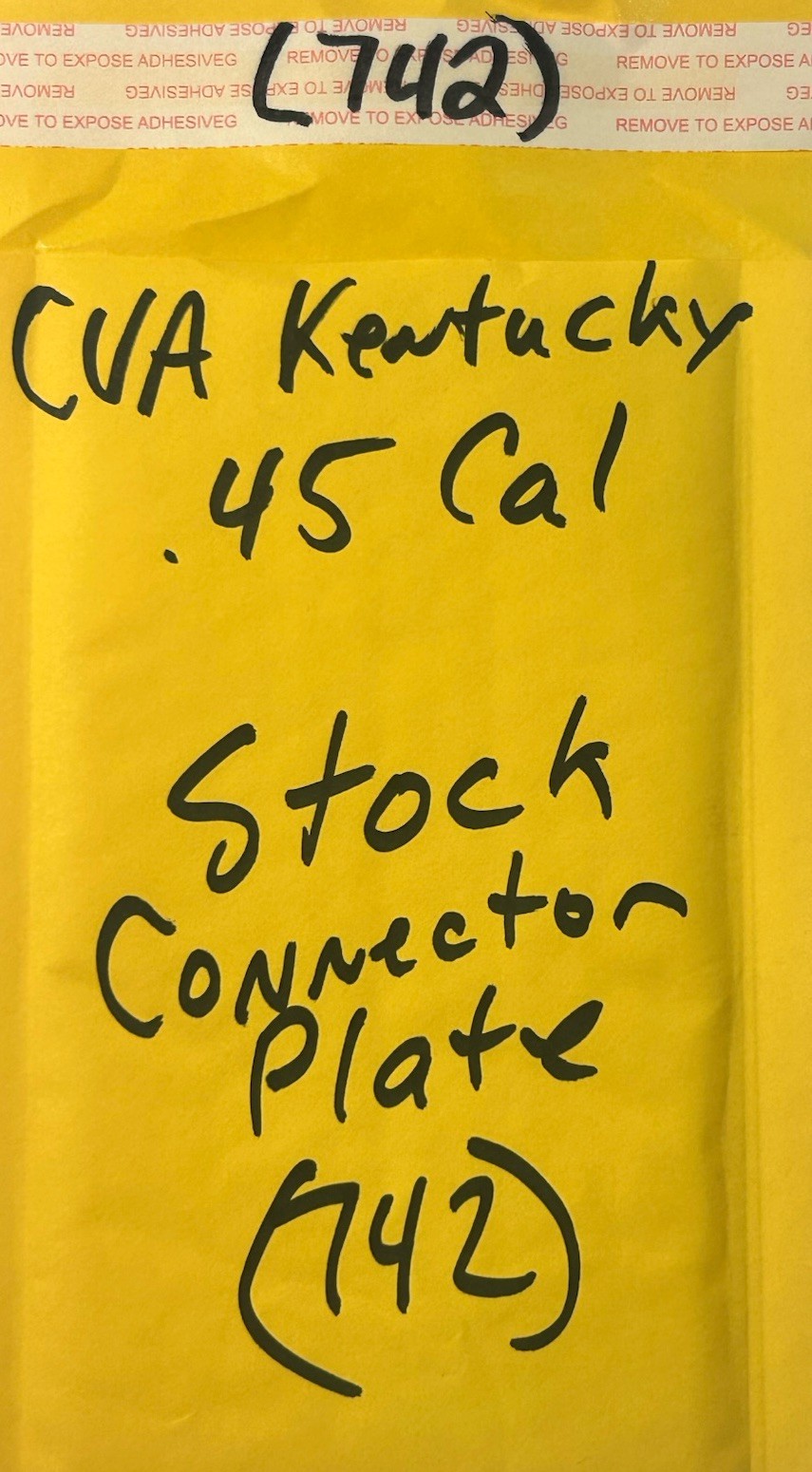 CVA Kentucky Sidelock Muzzleloader Brass Stock Connector Plate