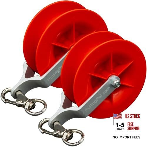 Pulling Pal - Low Voltage & Network Cable Installation Pulley. The Best 2 Pack