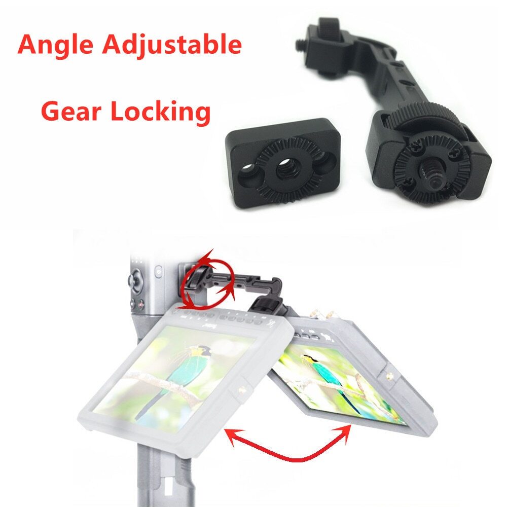 Monitor Mount Rotatable Magic Arm Cold Shoe Mount for DJI Ronin S SC Mic Light
